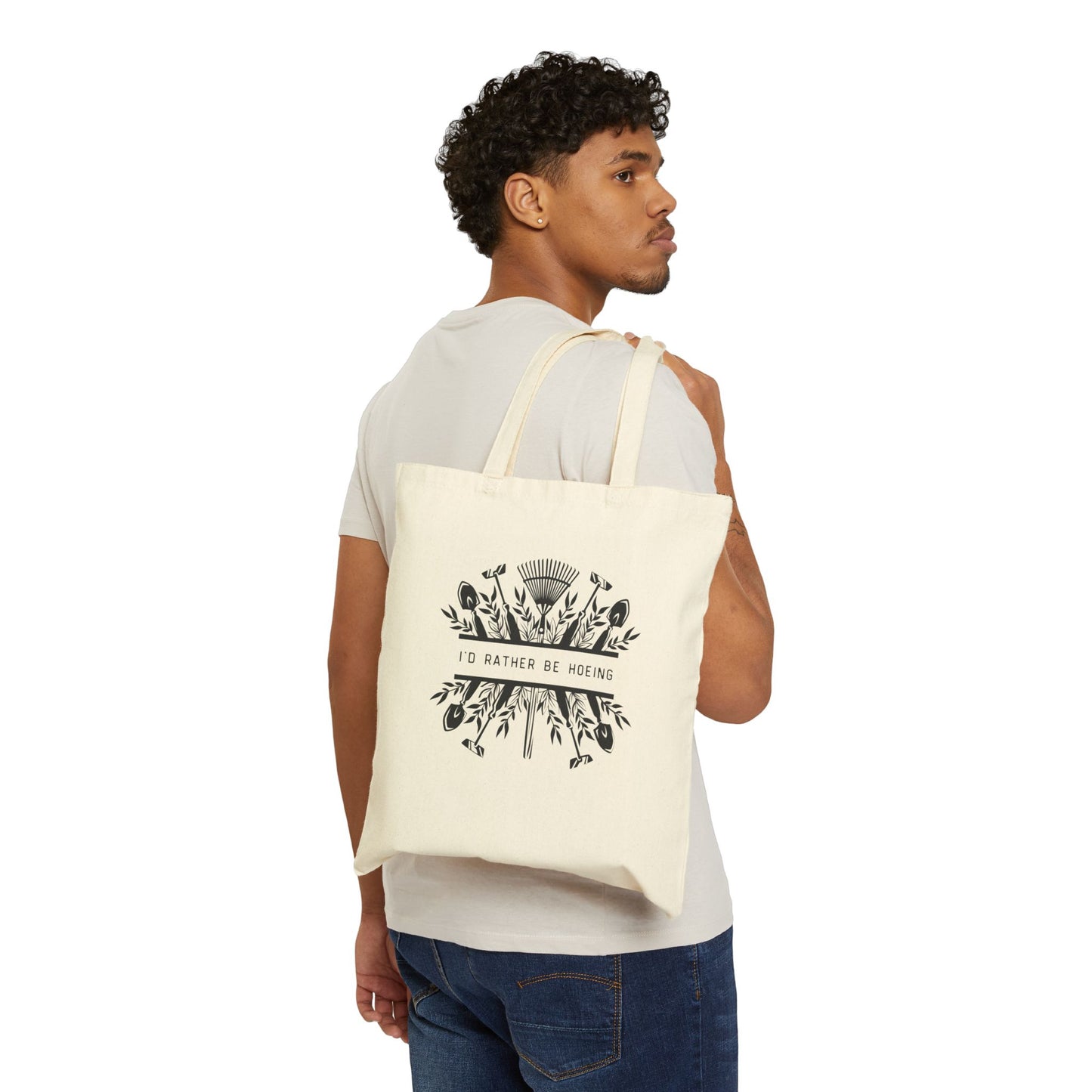 I'd Rather Be Hoeing Cotton Canvas Tote Bag