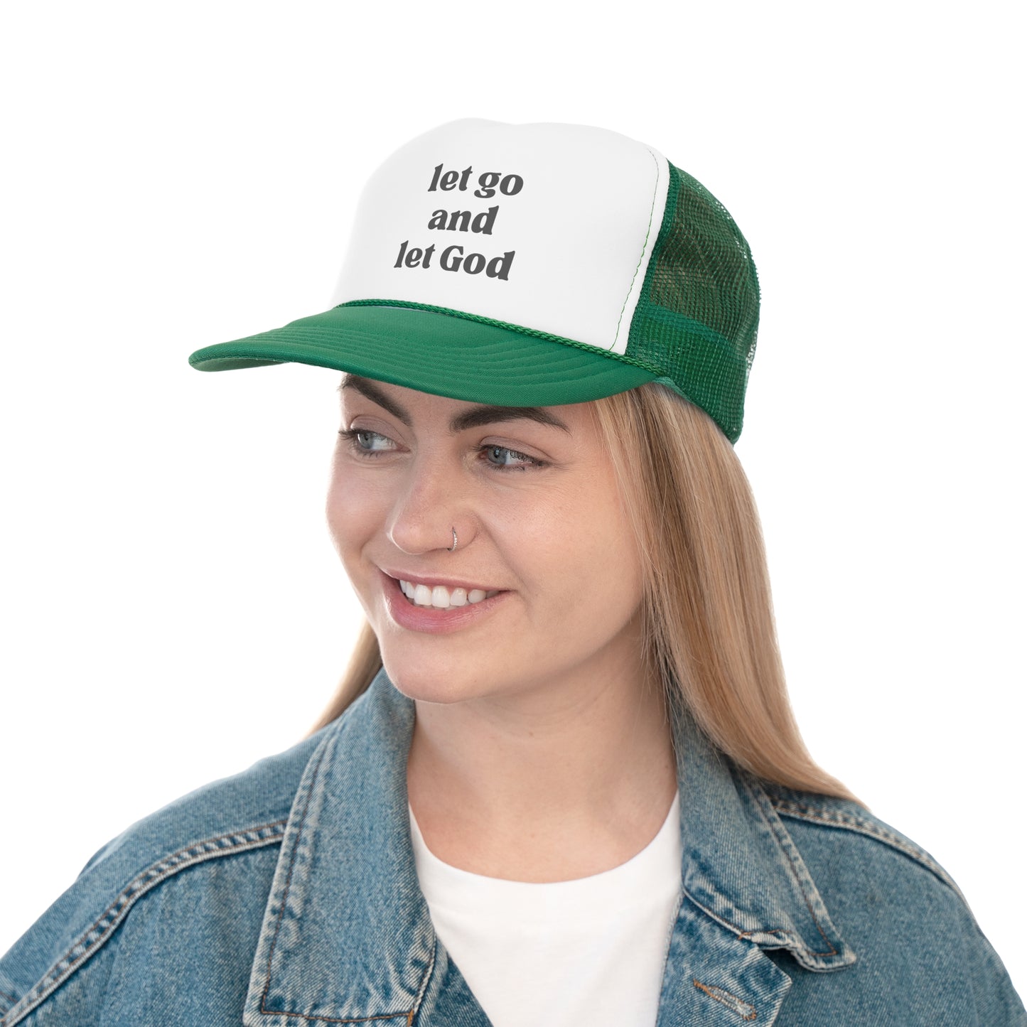 Let Go And Let God Trucker Hat
