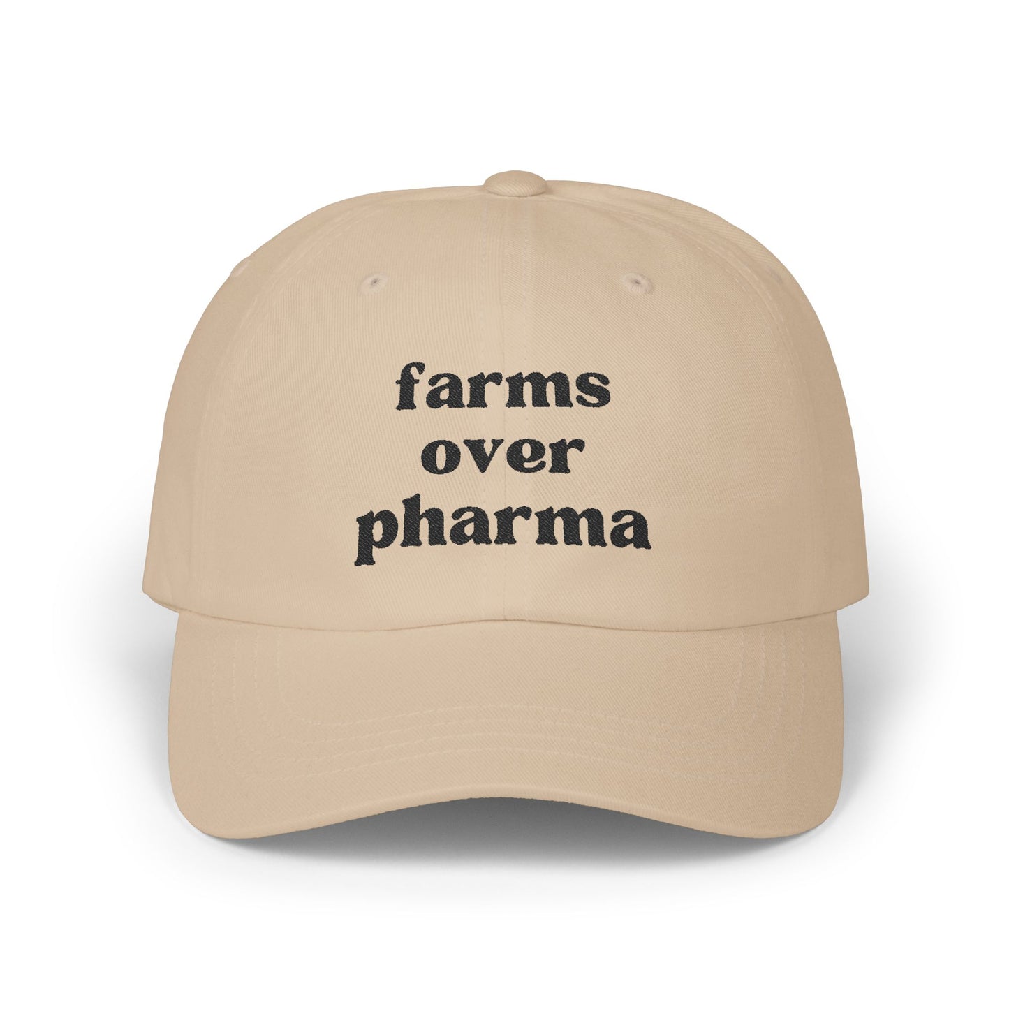 Farms Over Pharma - Classic Dad Cap