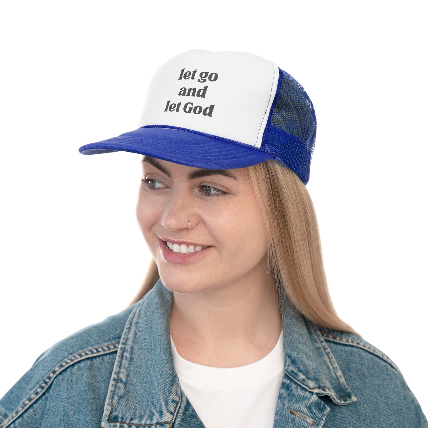 Let Go And Let God Trucker Hat