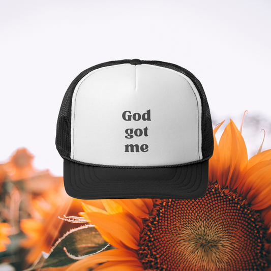 God Got Me Trucker Caps