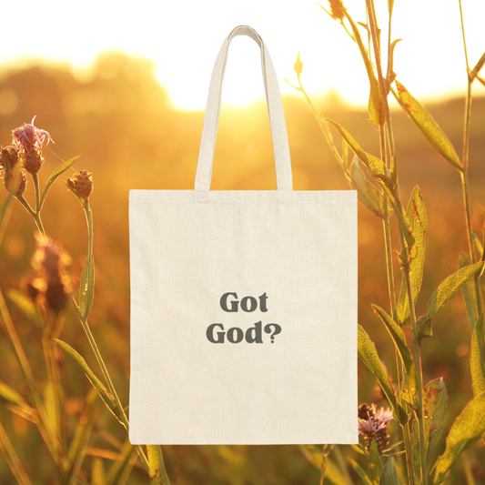Got God Cotton Canvas Tote Bag